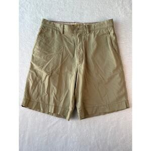Tommy Bahama Mens Khaki Shorts Size 32 Cotton Blend Stretch Tan Golf Shorts